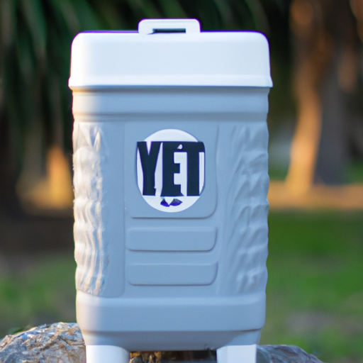 Image of a portable Yeti cooler for on-the-go use