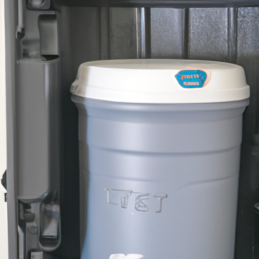 Image showing proper storage of a Yeti cooler